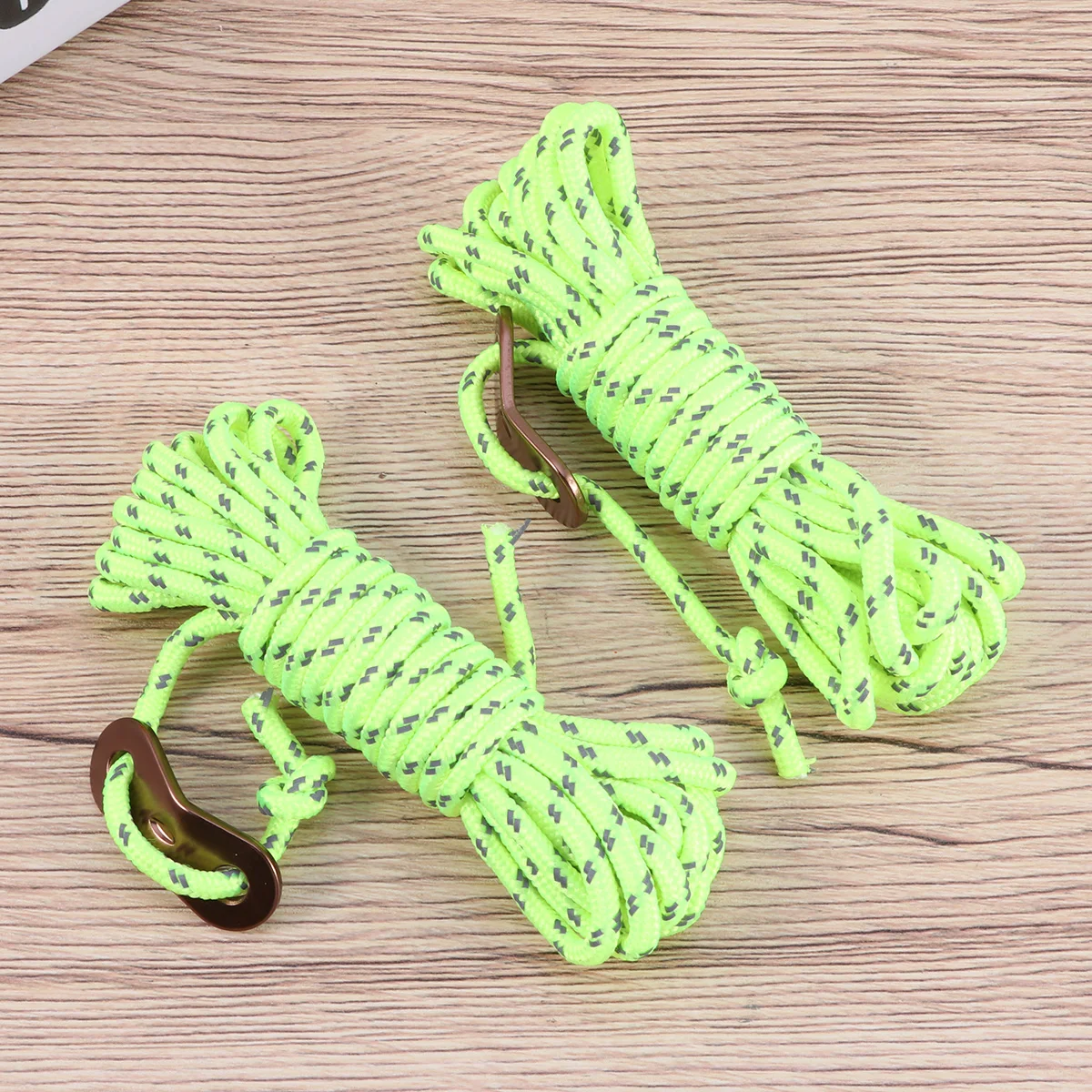 

Reflective Tent Rope Nylon Guyline Cord Buckle Fixed Awning Camping Outdoor Strong Durable Visible
