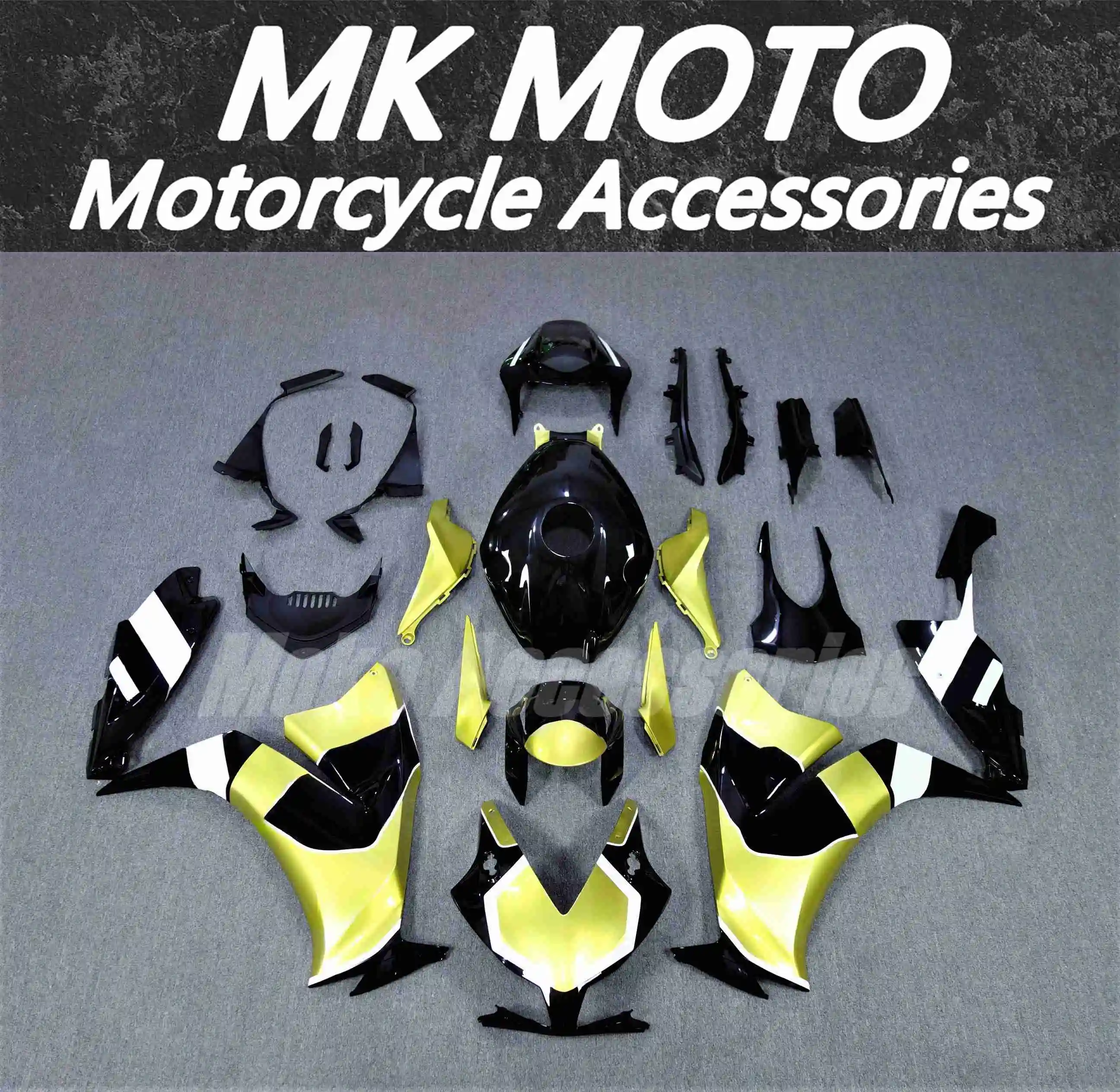 

Moke moto Motorcycle Fairings Kit Fit For Cbr1000rr 2012 2013 2014 2015 2016 Bodywork Set High Quality Injection New Gold Black