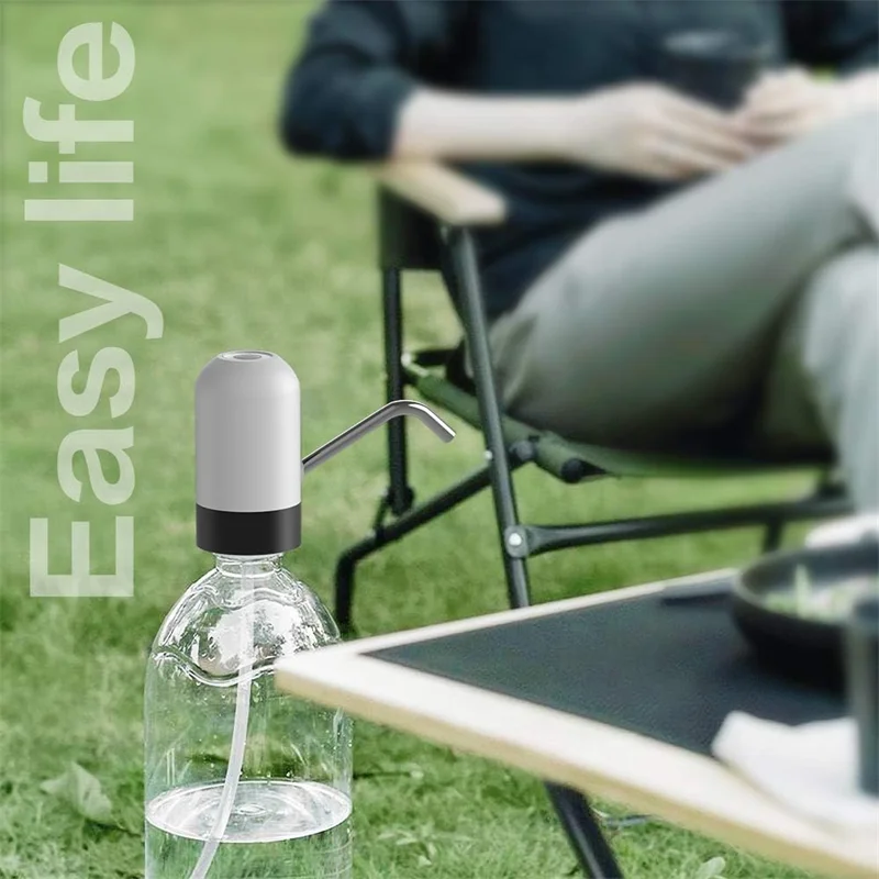 Home USB Charging Barrel Power Pump Portable Bottled Water Automatic Quick Water Absorber Suitable for Camping