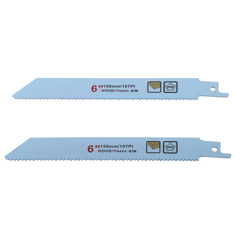 Reciprocating Saw Blades 10PCS/Set Saber Saw Blade For Cutting Wood Metal Plastic Tube Power Tools Accessories For Bosch Makita