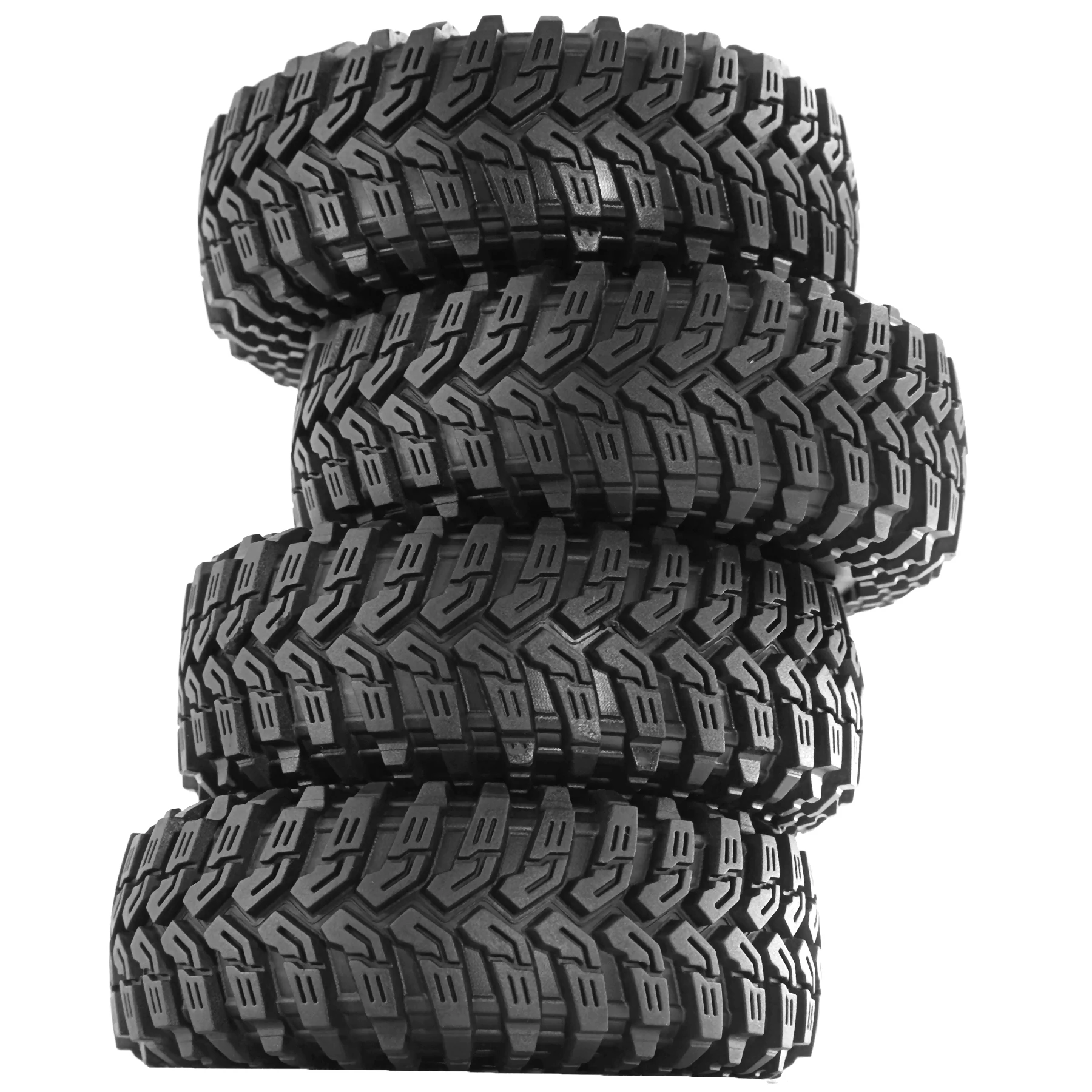 

RED SPIDER 4pcs 1.9 Inch Rubber Tyres Outer diameter 115x45mm for 1/10 RC Car Axial SCX10 90046 TRX4 Capra Redcat Gen8 YIKONG