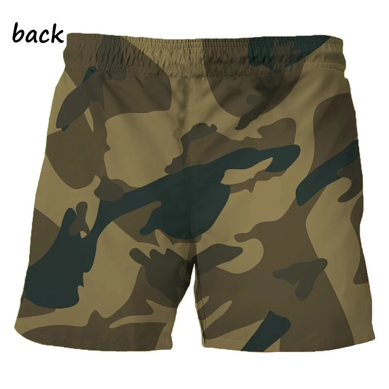 Conjunto de 2 piezas para hombre, Camiseta de manga corta con estampado verde militar de camuflaje, pantalones cortos, chándal informal de verano