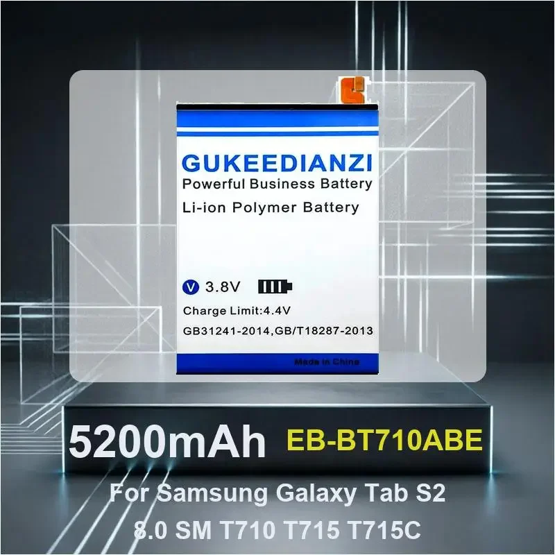 

EB-BT710ABE 5200mAh High Capacity Tablet Battery For Samsung Galaxy Tab S2 8.0 SM T710 T715 T715C