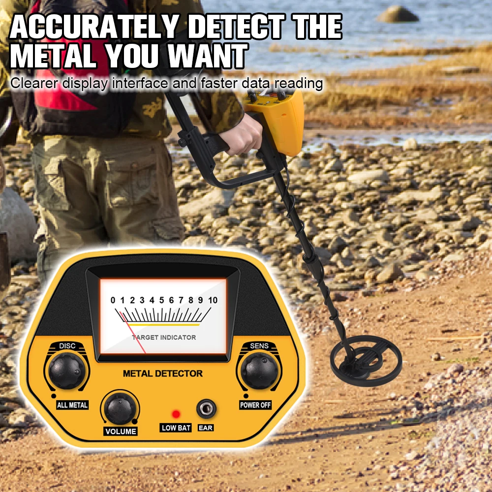 MD-5090 Metal Detector Gold Digger Treasure Hunter Adults High Accuracy Underground Gold Detector Coins Jewelry Detector