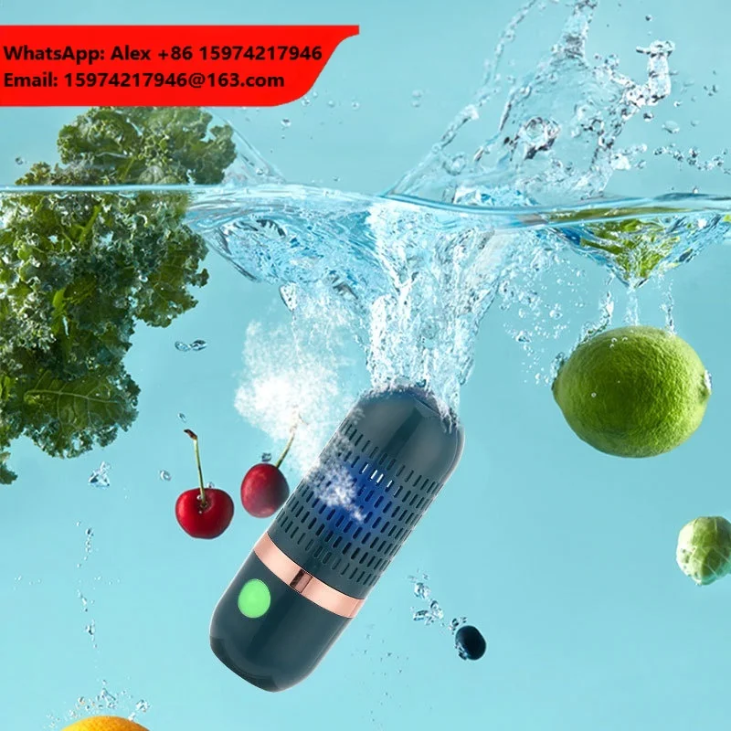 Fruit Vegetable Washer Home Portable Disinfection Sterilization Cleaner Cordless Capsule Pesticide-Removal