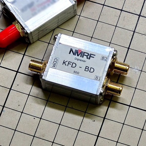 SMA Interface of Duplex Filter for Signal Separation/Synthesis in B1 and B2 Bands of Beidou Satellite Signal