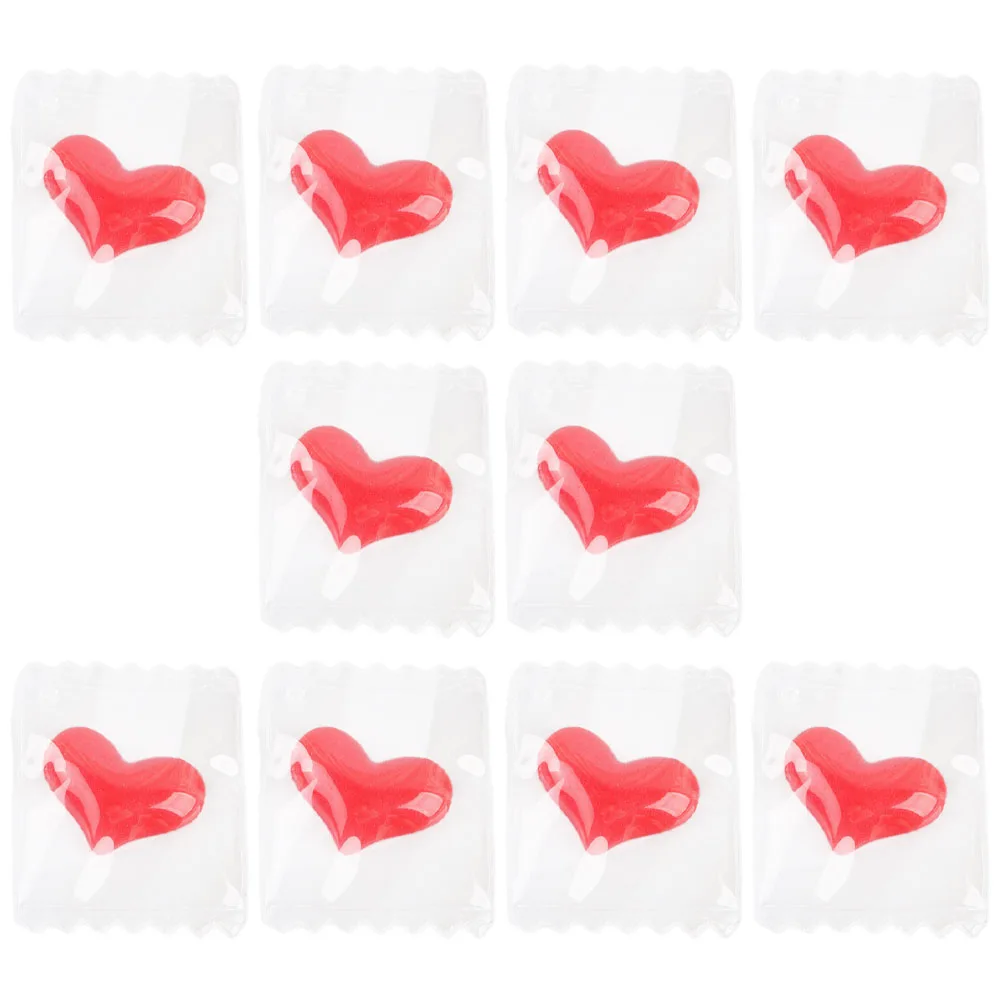 

10 Pcs Heart C y Pendant DIY Accessories Cute Resin Charms for Earrings Necklace Keychains Jewelry Making Crafts Gifts
