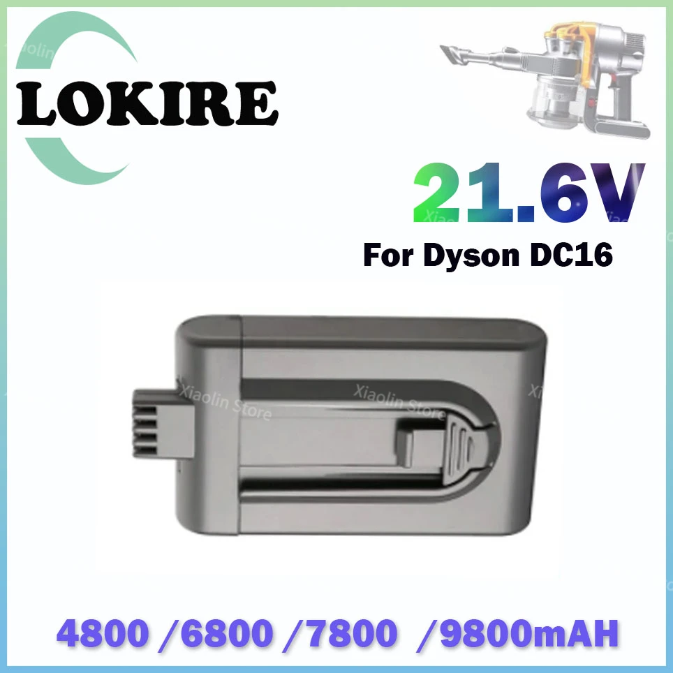 

Newest 21.6V 7800mAH DC16 Li-ion Battery Replacement Battery For Dyson DC12 BP01 912433-03 912433-0112097 Vacuum Cleaner