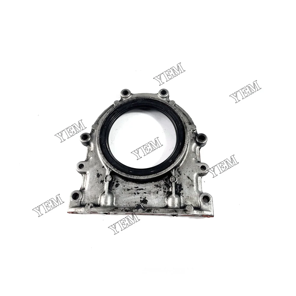 Used 4LB1 CRANKSHAFT REAR OIL SEAL HOUSING FOR ISUZU ENGINE.