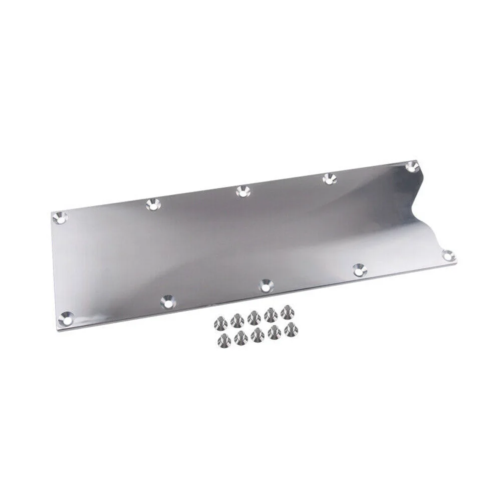 Auto LS Gen 3 Billet Valley Pan Cover Plate (Knock Sensor Delete) LS1 Compatible With All Gen III Engine Blocks