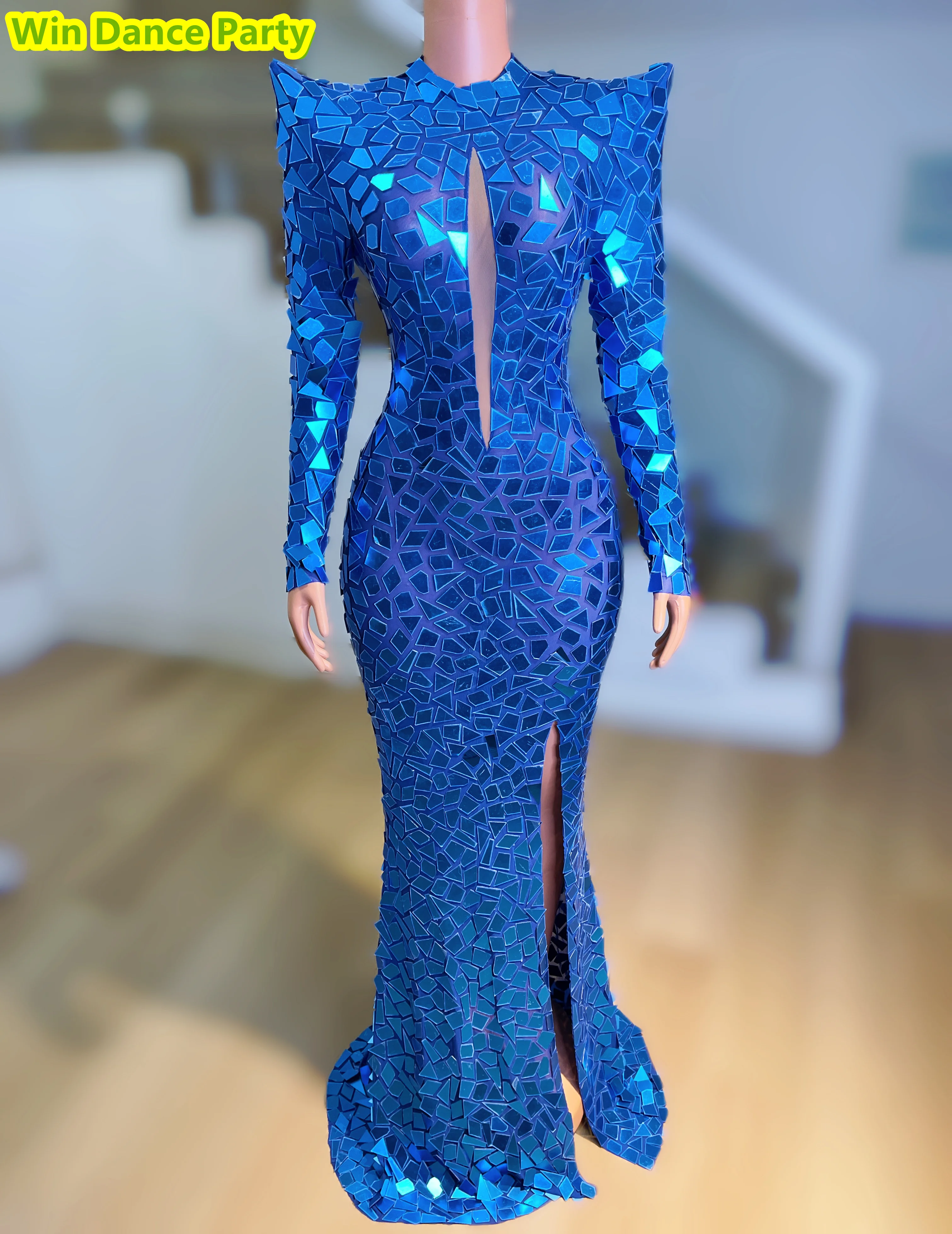 slim fit dress slacks Unique One Shoulder Long Sleeves Sequins Short Homecoming Dress Tight QH0830 US8 / Purple