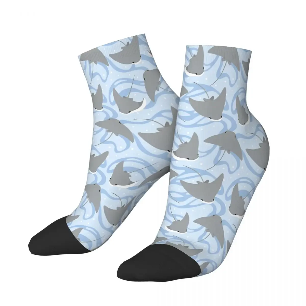 Stingrays Cownose Ray Sticker Pack Ankle Socks Male Mens Women Winter Stockings Harajuku