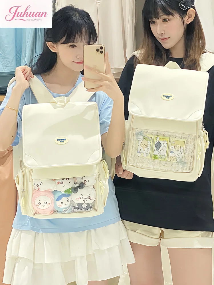 

Японская оригинальная универсальная женская сумка в студенческом стиле, большая вместительная женская сумка на двойное плечо, студенческая школьная сумка, женская