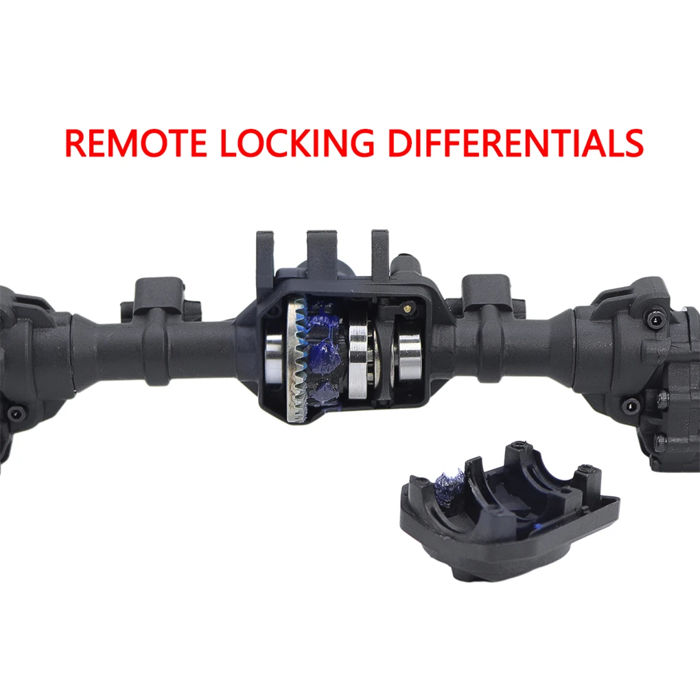 RCGOFOLLOW plastique meilleure stabilité essieu avant pour 1/10 Rc essieu avant TRX4 TRX6 6WD RC pièce de voiture RC accessoires de voiture noir