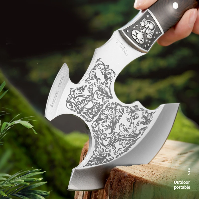 Outdoor Multifunctional Portable EDC Tactical Short Axe Camping Vehicle Emergency Window Breaking Tool