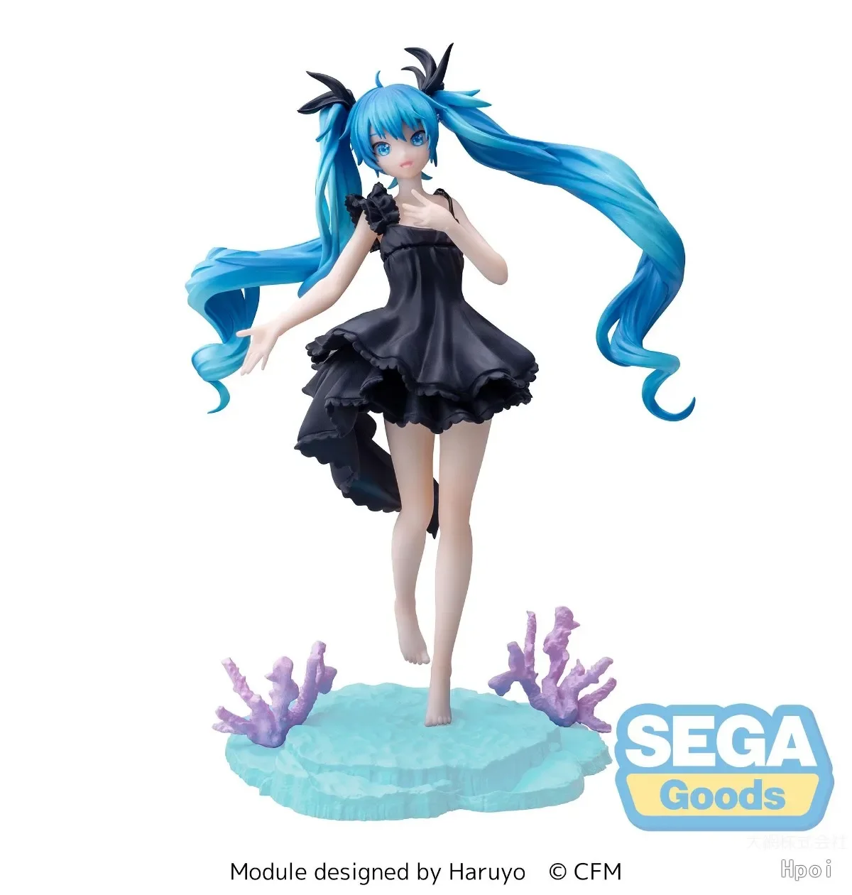 متوفر في المخزون الأصلي SEGA Luminasta Miku Diva Project MEGA 39's Miku-Deep Sea Girl دمى أنيمي أرقام اللعب الهدايا