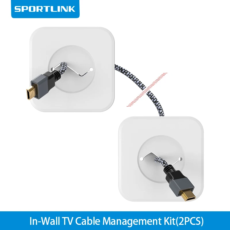 Jak schować kable od wiszącego TV? Najlepsze rozwiązanie z zestawem SPORTLINK In-Wall TV Cable Management Kit