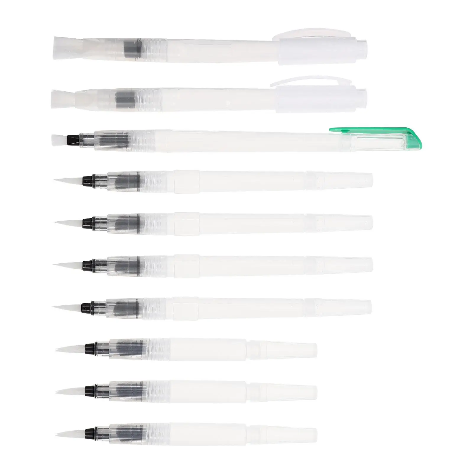 

10 Pcs Watercolor Brush Pens Plastic Colored Pencil Painting Tools Sketching Smooth Ink Flow Durable Ergonomic Supplies
