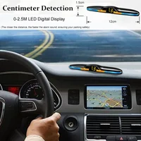 FirstSafe Factory New Mood Light LED Parking Sensor System Reversing Radars System Backlight Parktronic 4