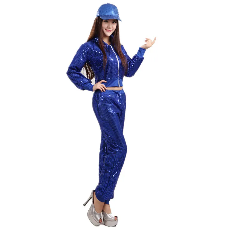 Costume Female Adult Jazz Dance Costume Modern Dance Hip-hop Sequin Dance Costume