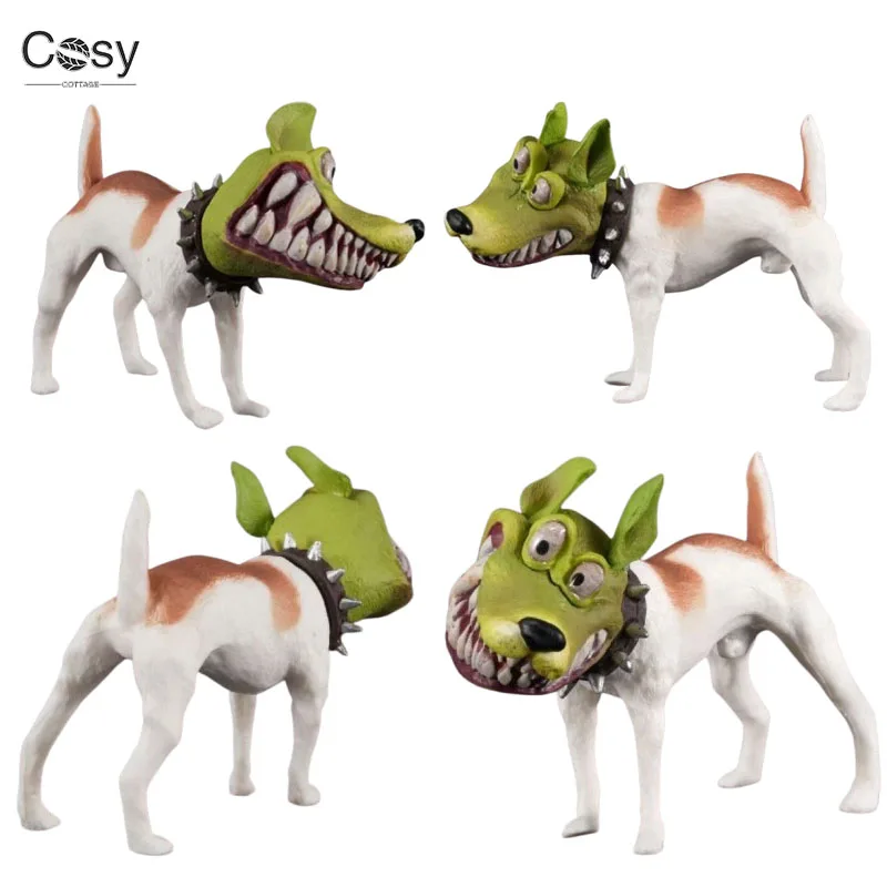 7 سنتيمتر قناع الكلب عمل أرقام تمثال أنيمي الشكل قناع نموذج تمثال سطح المكتب ديكور الحلي عطلة هدايا الأطفال اللعب