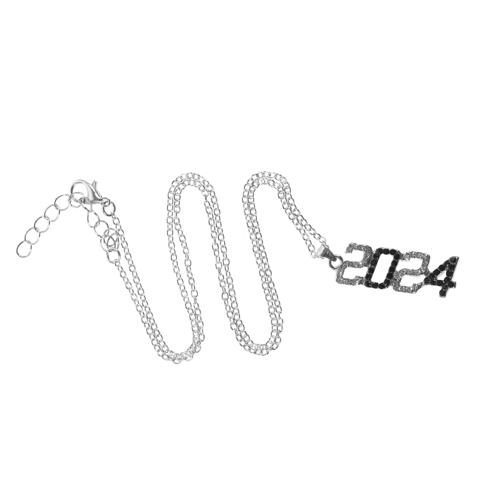 الإبداعية قلادة قلادة 2024 السنة الجديدة حجر الراين سبائك الزنك تصميم فريد أنيق بيان النساء الفتيات لذيذ الحد الأدنى