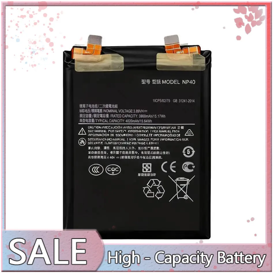 

NP40 For Motorola Moto Edge 30 Neo Lightweight Mobile Phone Battery 3900Mah