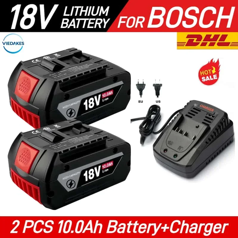 ? Snelle levering 18v 8000/10000mAh bateria voor bosch 18v elektrisch gereedschap GSR GDR GSB GDX GKS GWS GLL GOP ? met 2 jaar garantie ?