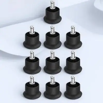 10pcs Floor Protector Chair Glides For Wood Metal Furniture Anti-Scratch Noise Reduction Office Home Use Stool Fixed Stopper