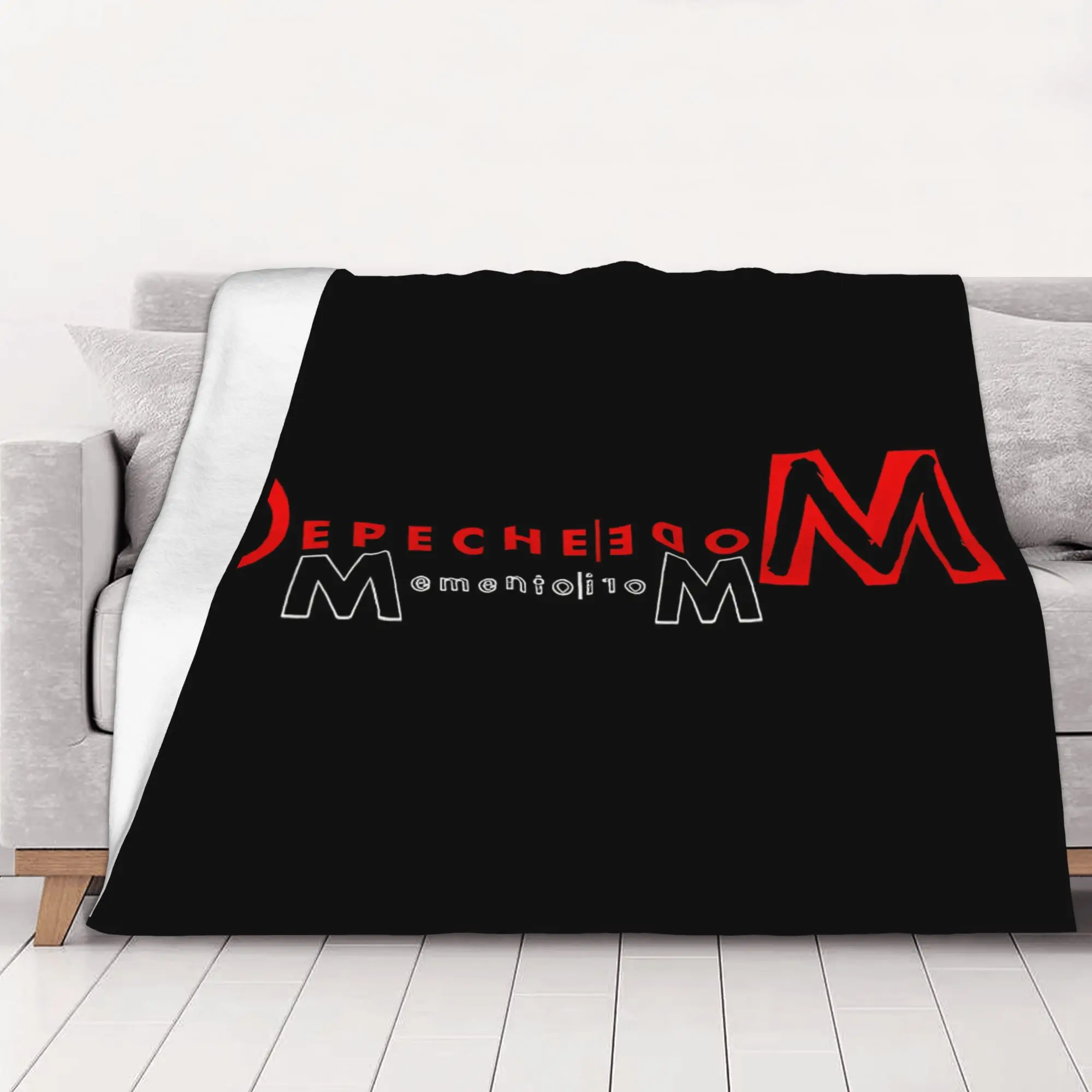 1PC home Cute Room Decor dDepeche Mode Collection black Blanket Throw Blanket Depeche Band Mode Novelty Warm Blanket All Season