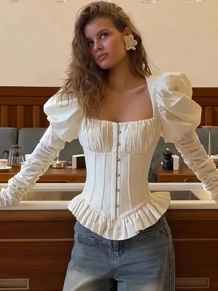 

Женские блузки 2026: весенне-осенние блузки с длинным рукавом, элегантные офисные рубашки, модные топы для женщин