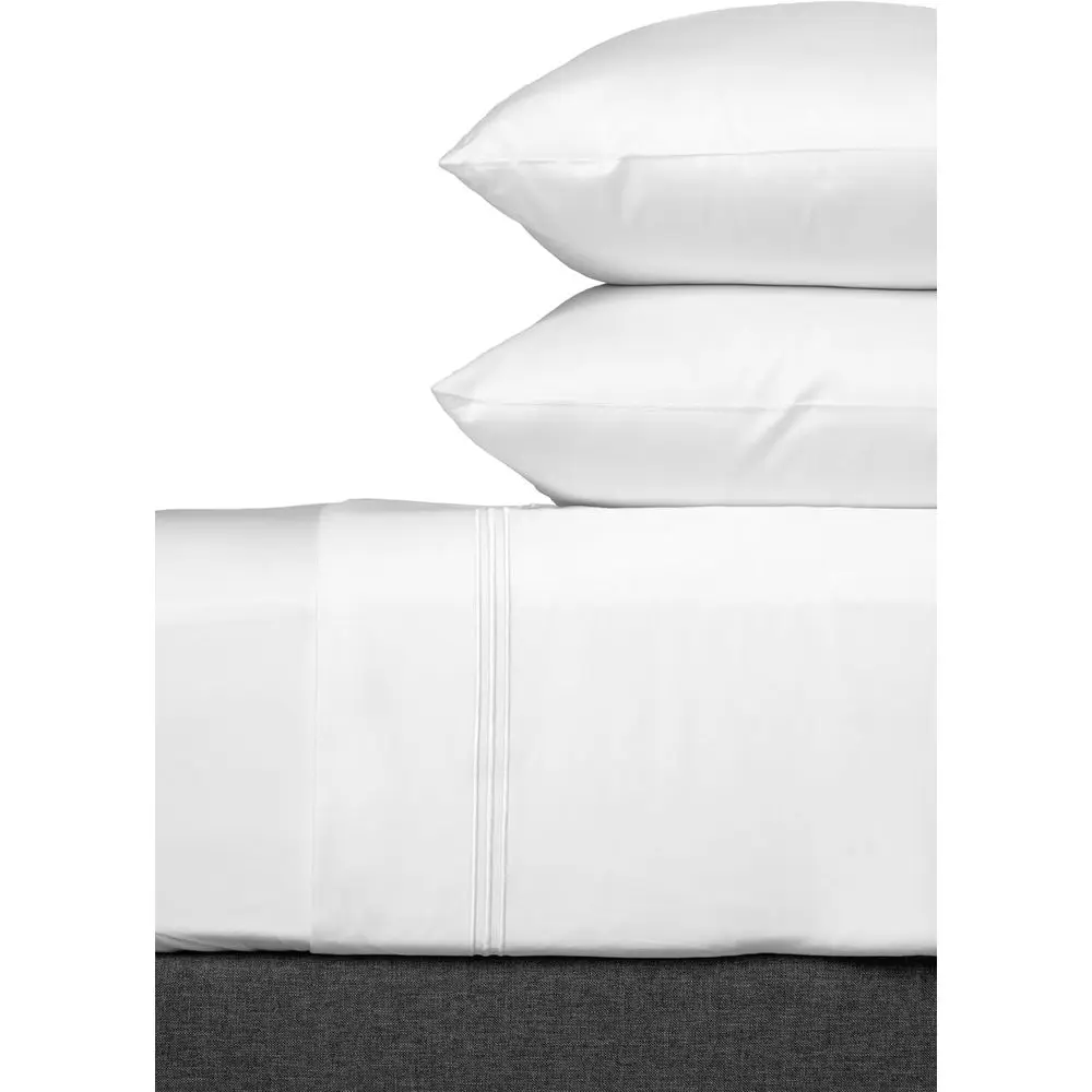 

Premium 400 Thread Count Egyptian Cotton 4-Piece Sheet Set - Soft, Durable Sateen Weave with 16 Deep Pockets (White, 4-Pack)