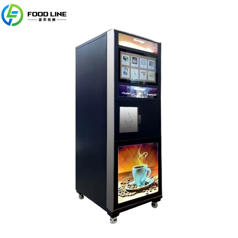 Multipurpose Coin Operated Coffee Snack Beverage Vending Machine Automatic Factory Wholesale Fast Dispense Hot Sale