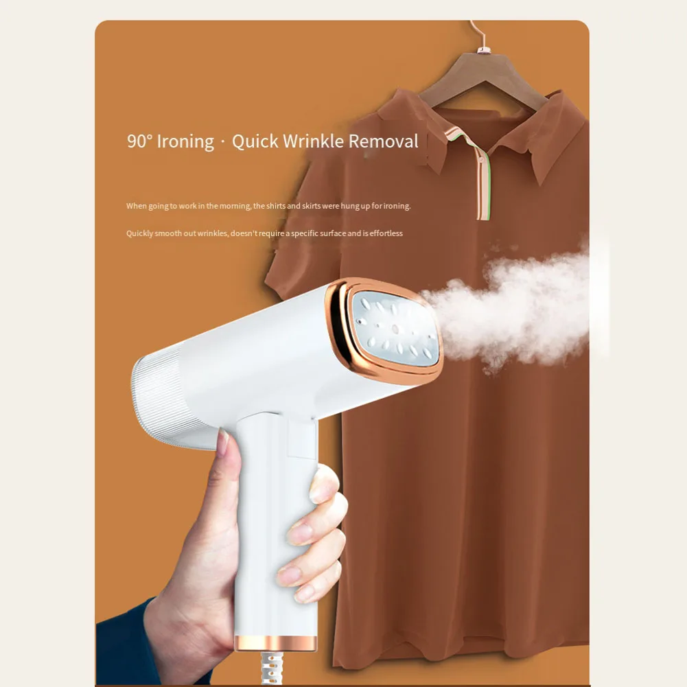 Small Portable Steam Iron for Home Use with Converter Needed Compact Design for Efficient Clothes Ironing and Wrinkle Removal