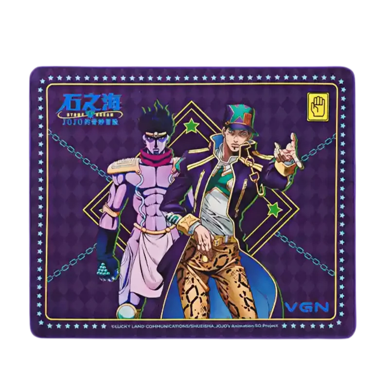 Vgn Jojo Co Branded Wonderful Adventure Bordered Mouse Pad Mechanical Gaming Keyboard And Mouse Pad Set Customized Mouse Pad