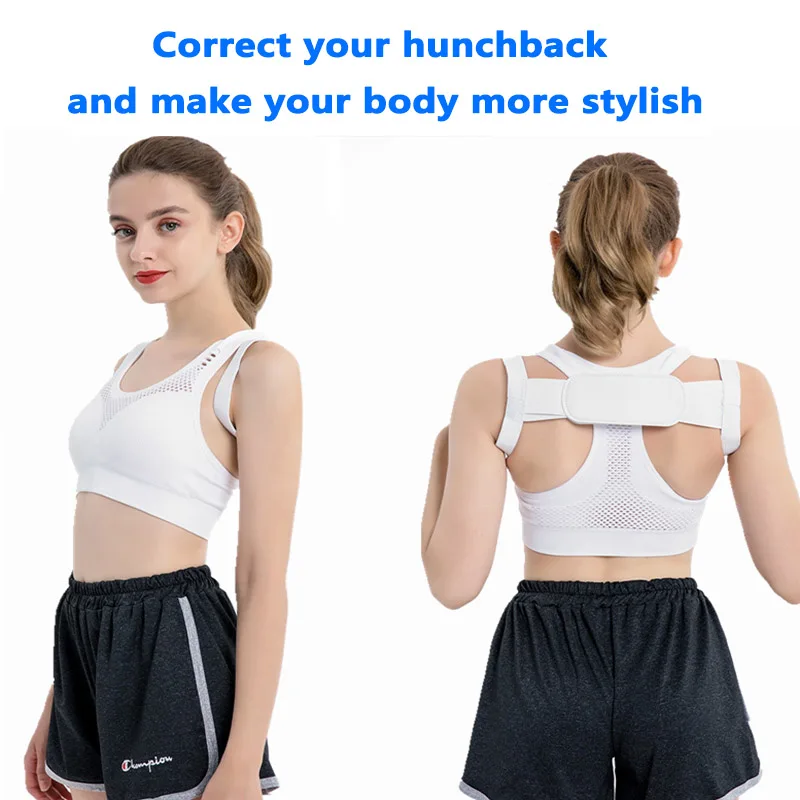 Adjustable Posture Corrector Brace Shoulder Back Support Belt for Men Women Upper Back Providing Pain Relief Medical Health Care