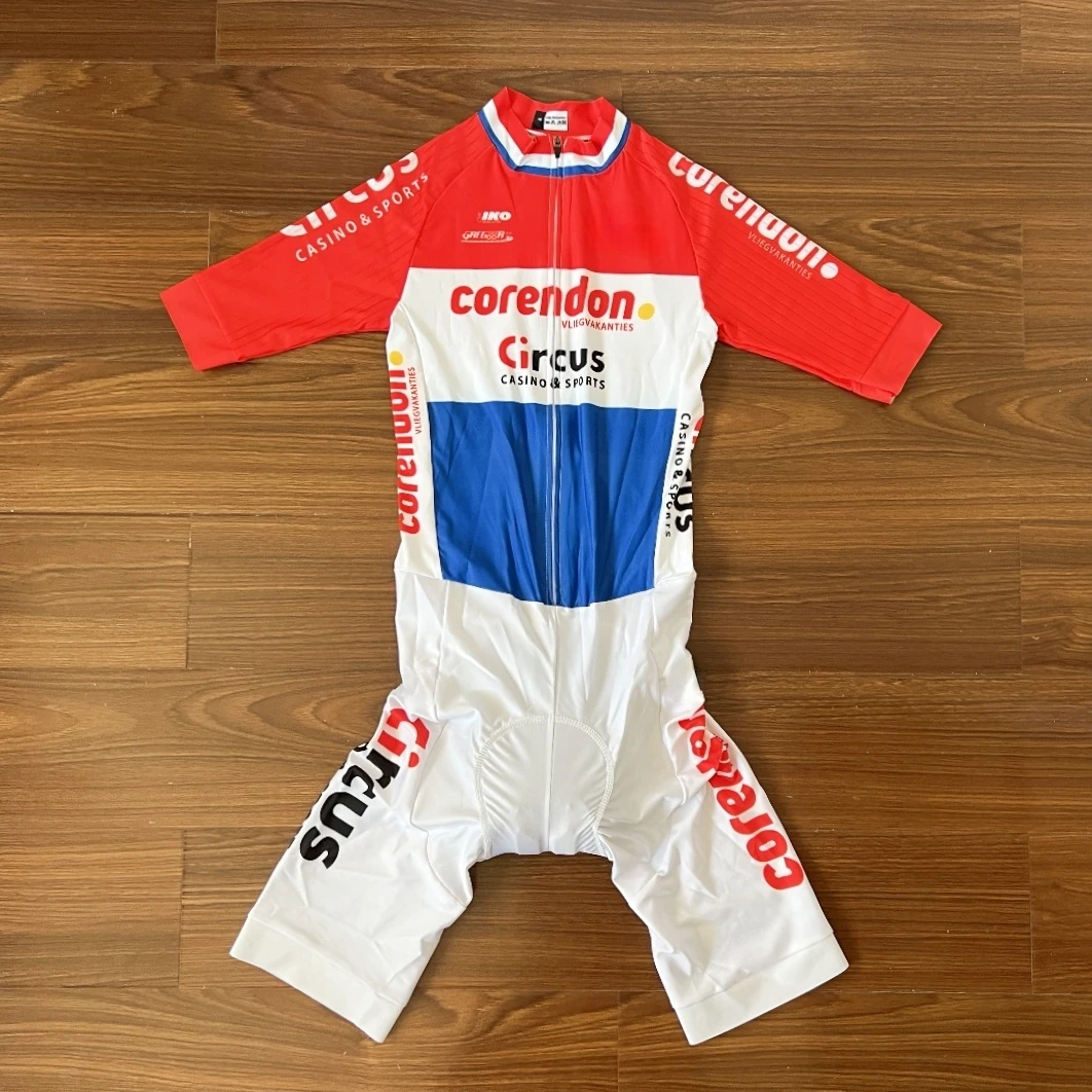 

Комбинезон LASER CUT CORENDON-CIRCUS TEAM NL Champion Боди КОРОТКИЙ Велосипедный трикотаж Одежда для велосипеда