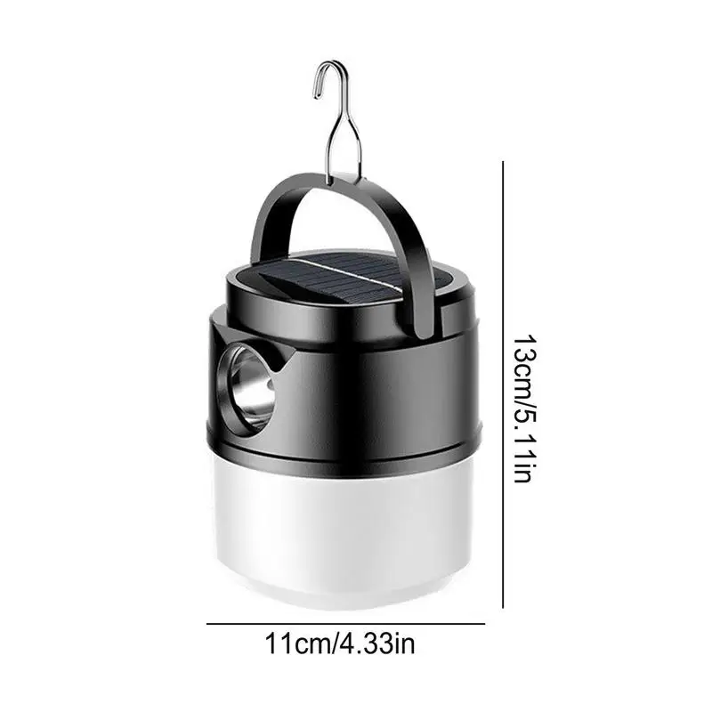 Solar Camping Lights Solar Powered LED Camping Light Solar Powered Rechargeable LED With 4 Light Modes USB Charging Portable