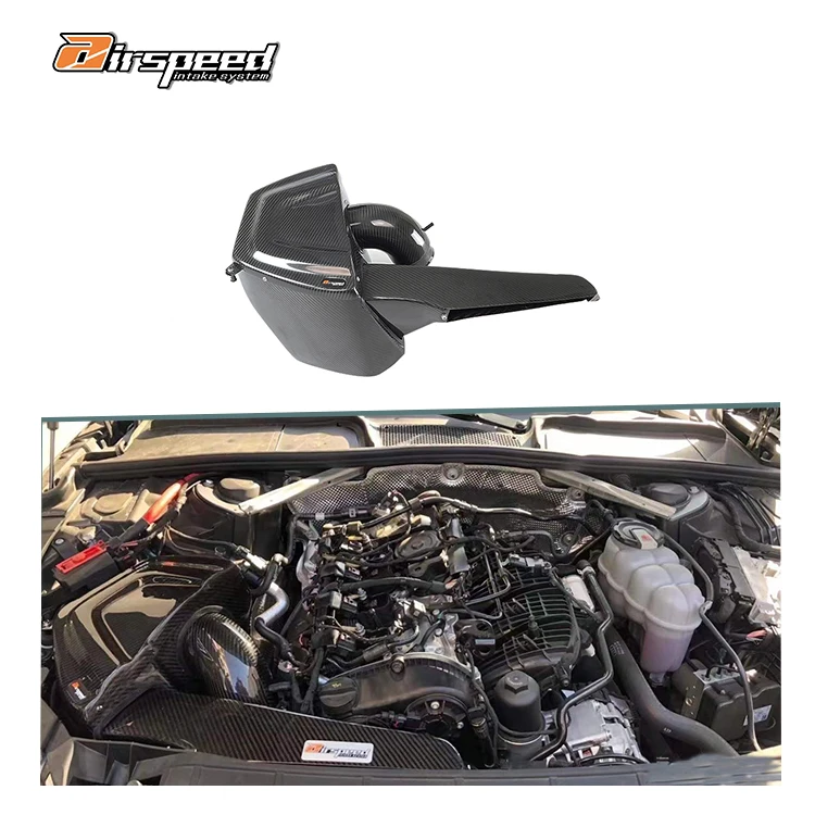 

3K Gloss Dry Carbon Pipe Kit Audi A4/A5 B9 - Induction System