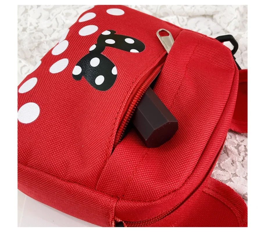 Disney New Mickey Minnie Crossbody Bags Boys Girls Simple Fashion Zipper Handbags Cute Messenger Shoulder Bags Children\'s Gifts