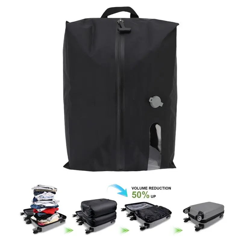A01F-Vacuum Compression Bags 16L For Luggage Saving Space Multipurpose Easy To Use Vacuum Travel Bag With Quick Release Valves B