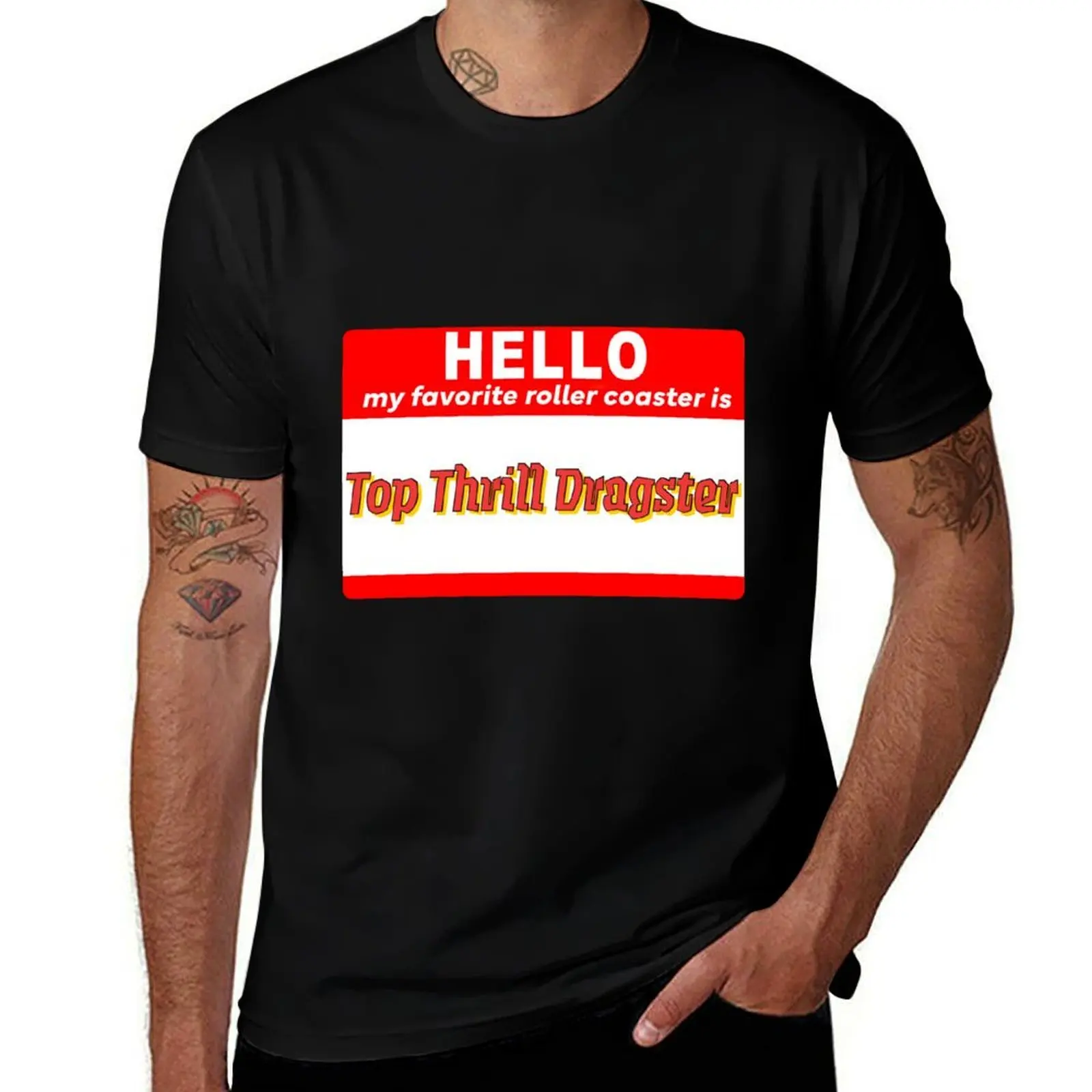 

Hello My Favorite Roller Coaster Is Top Thrill Dragster T-Shirt boys animal print shirts graphic tees mens t shirts