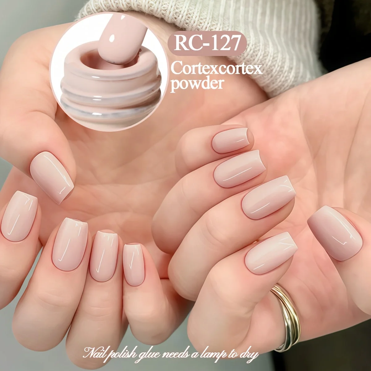 ローマンボトル RC-127 ピースパウダーネイルポリッシュジェルファッションサロンデザインアートジェルシャイニーグロッシー女性ネイルアートツールDIY