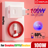 Oneplus Original Charger 100W SuperVOOC Fast Charging Phone Adapter USB to Type C Cable For Oneplus 13r 12 12r 11 10 13 Pro