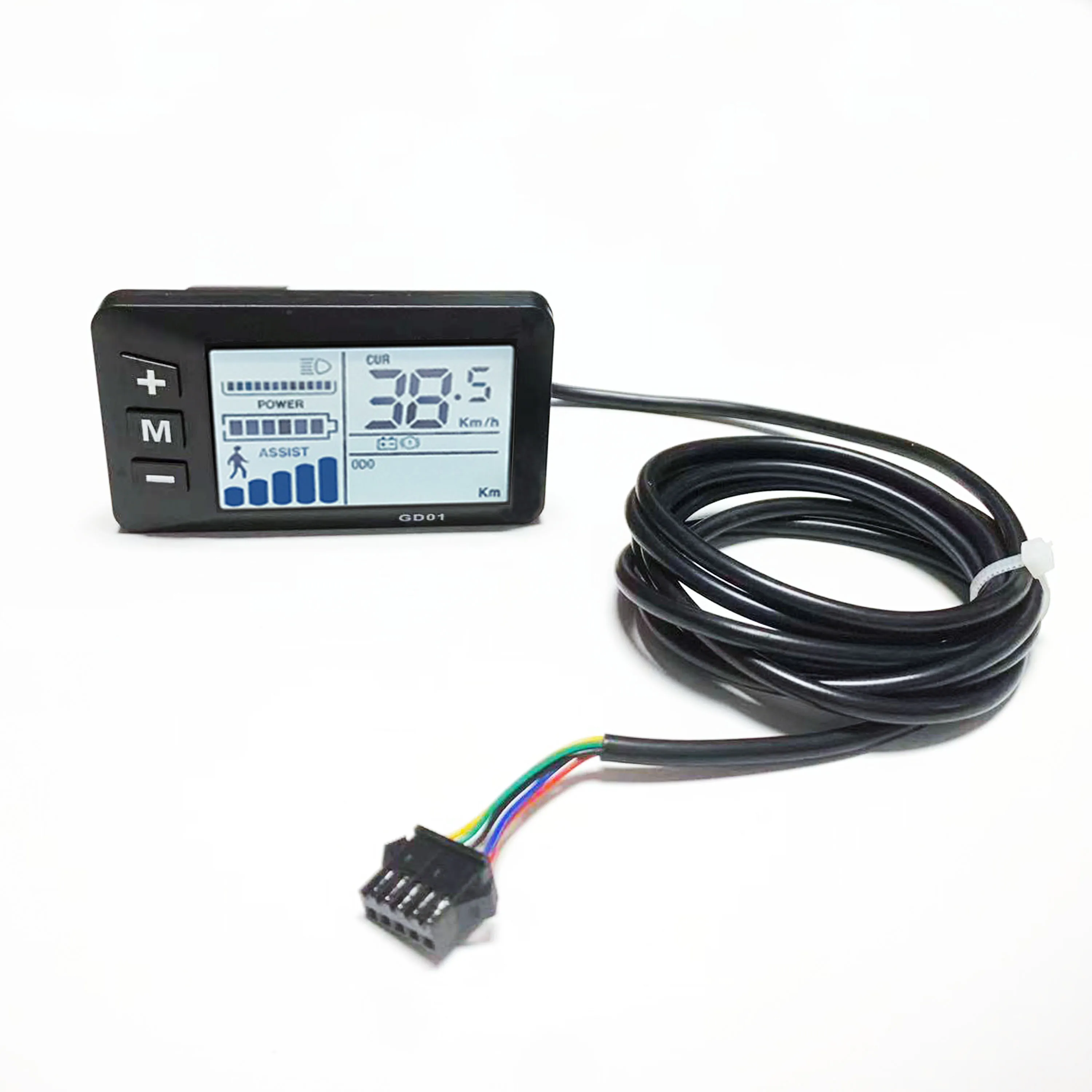 

24В 36В 48В GD01 ЖК-метр для No. 2-протоковый скутер с литиевой батареей для электронного велосипеда