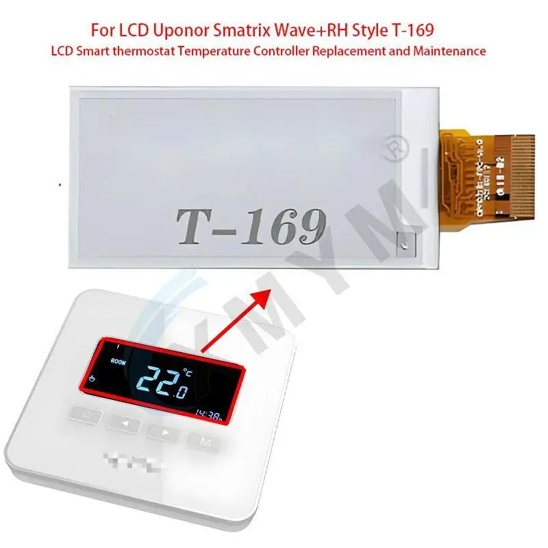 For LCD Uponor Smatrix Wave+RH Style T-169 LCD Smart thermostat Temperature Controller Replacement and Maintenance