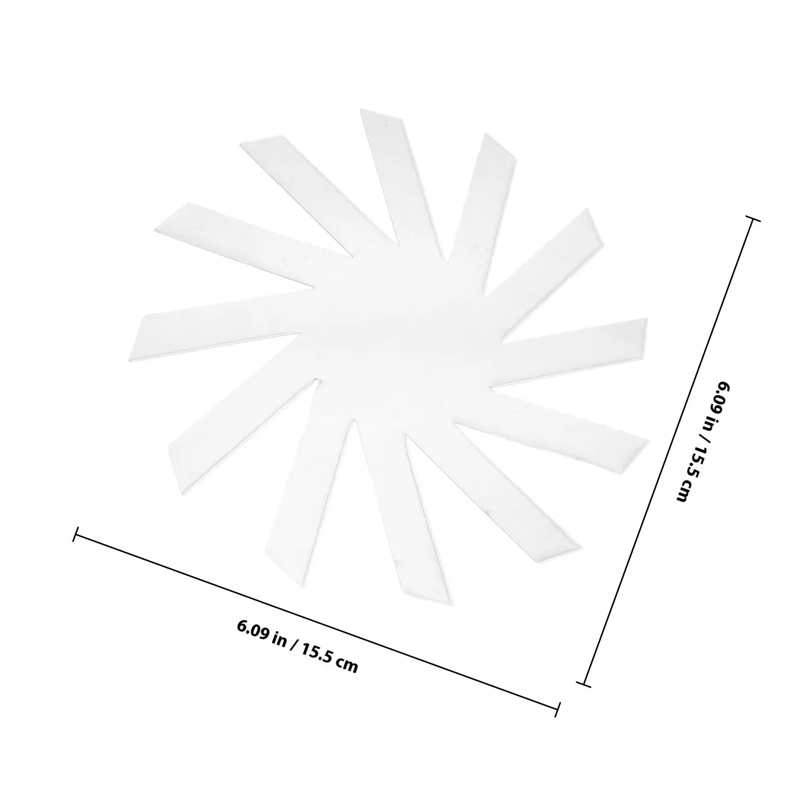 DIY Acrylic Quilting Template Storage Basket Sewing Pattern Ruler Multifunctional Transparent Cutting Tool for Home Craft Art view 4