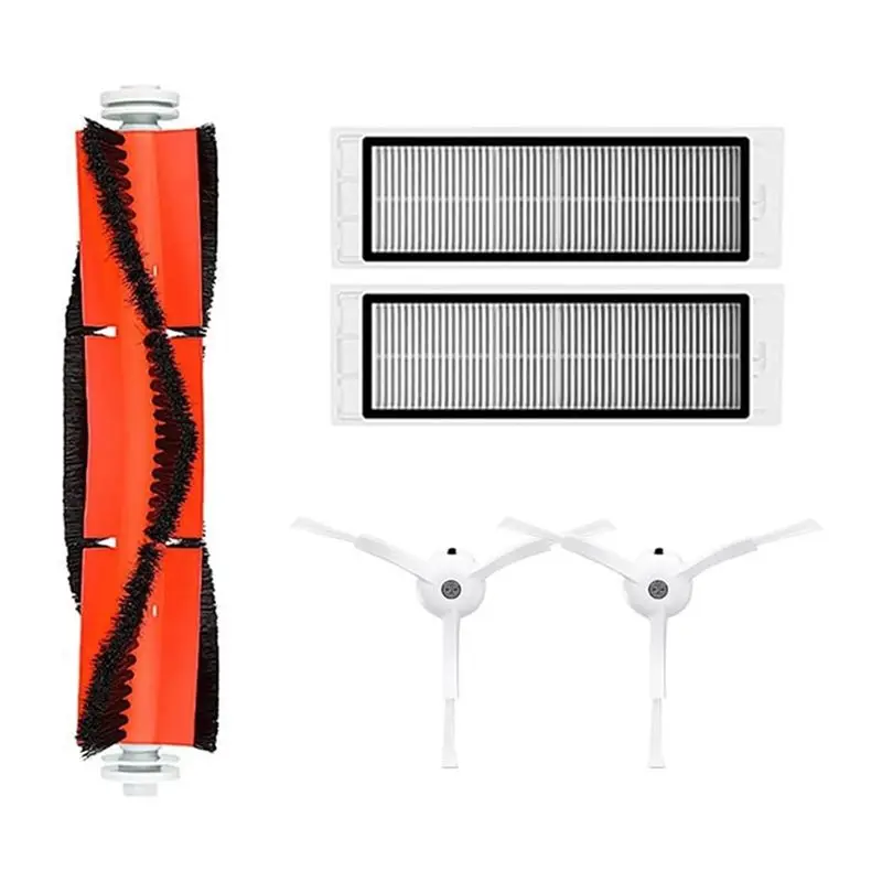 

AEE4-Hepa Filter For Mijia 1S S5 S50 Max Robot Vacuum Cleaner, Mop Roller Side Brush Accessories Spare Parts Kit