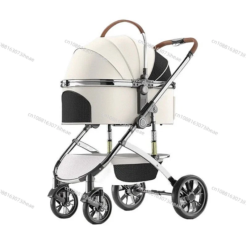 Foldable Pet Stroller - Travel Dog Carrier for Car Trunk, Outdoor Walking & Shopping