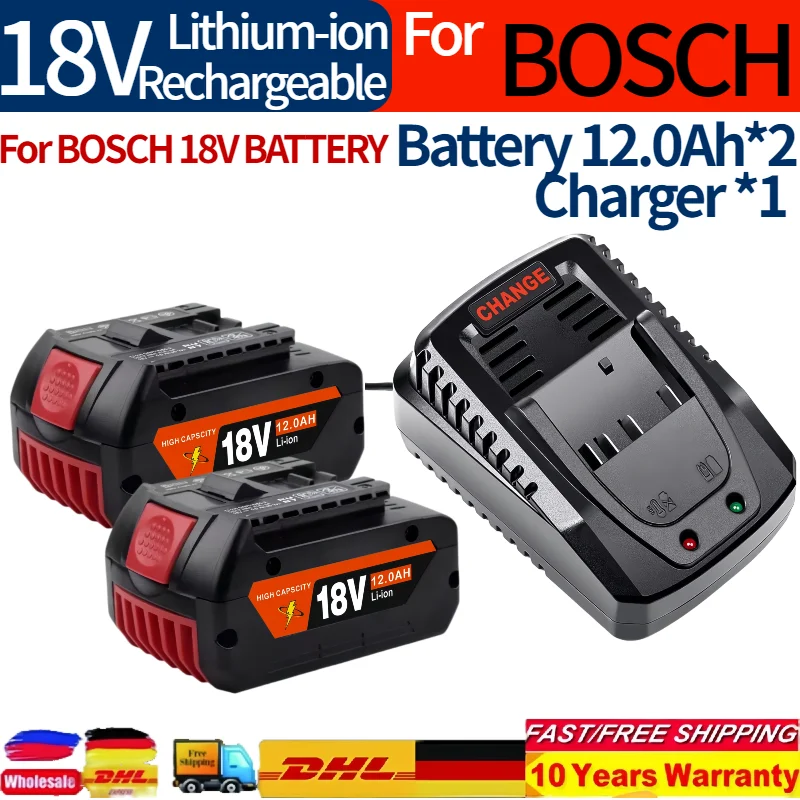 

For Bosch 18V professional GBA⚡GBH GSR GSB BAT618BAT609 BAT620⚡original 18V 10.0Ah battery tool to replace the battery